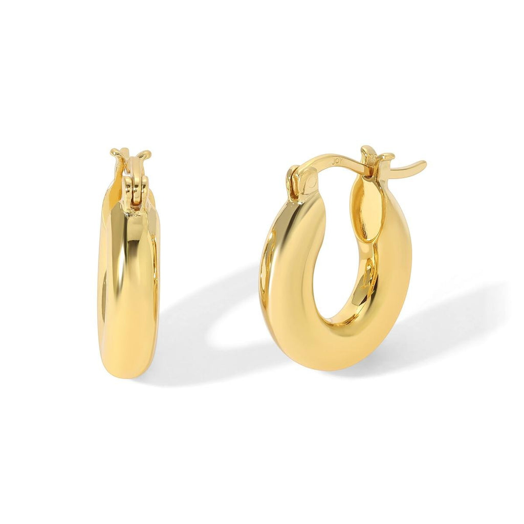 Baby Gigi Hoop Earring. Our Best-selling silhouette now in a mini hoop! These thick gold hoops are perfect for your ear party.