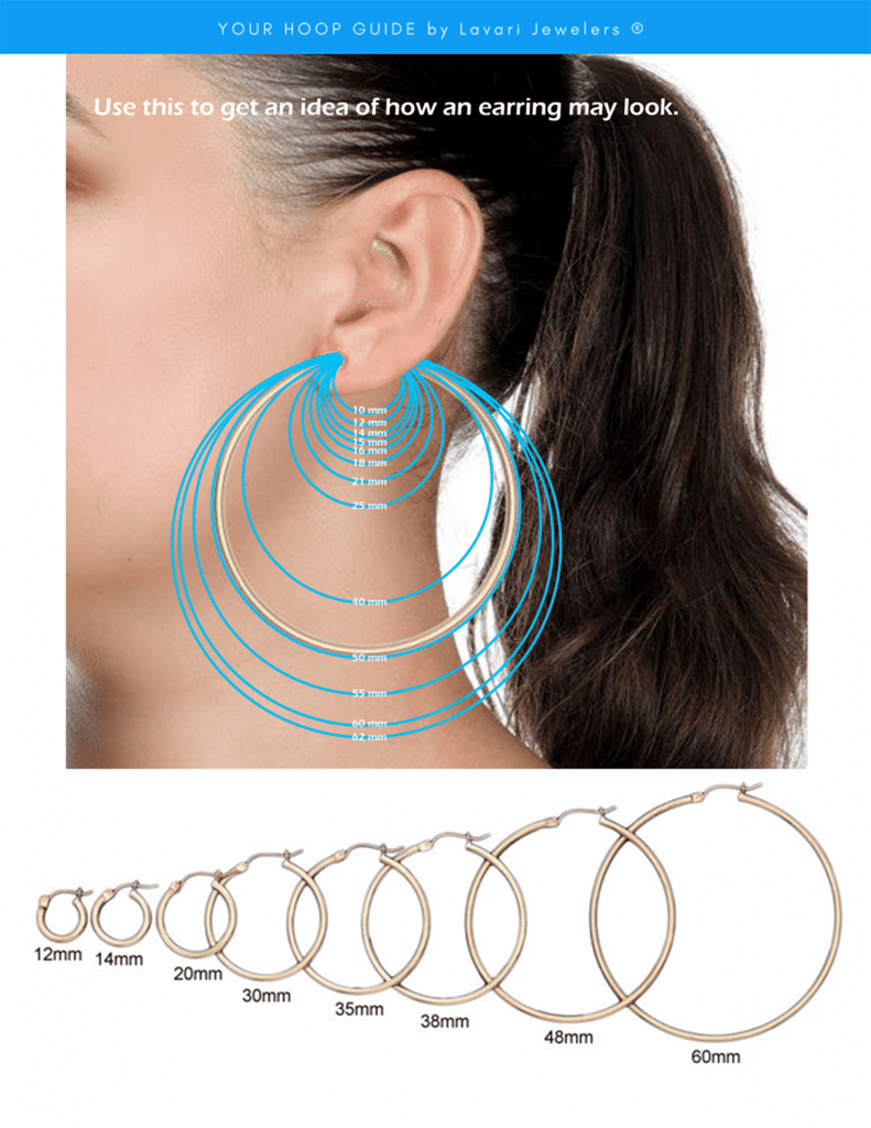 Earring Size Chart
