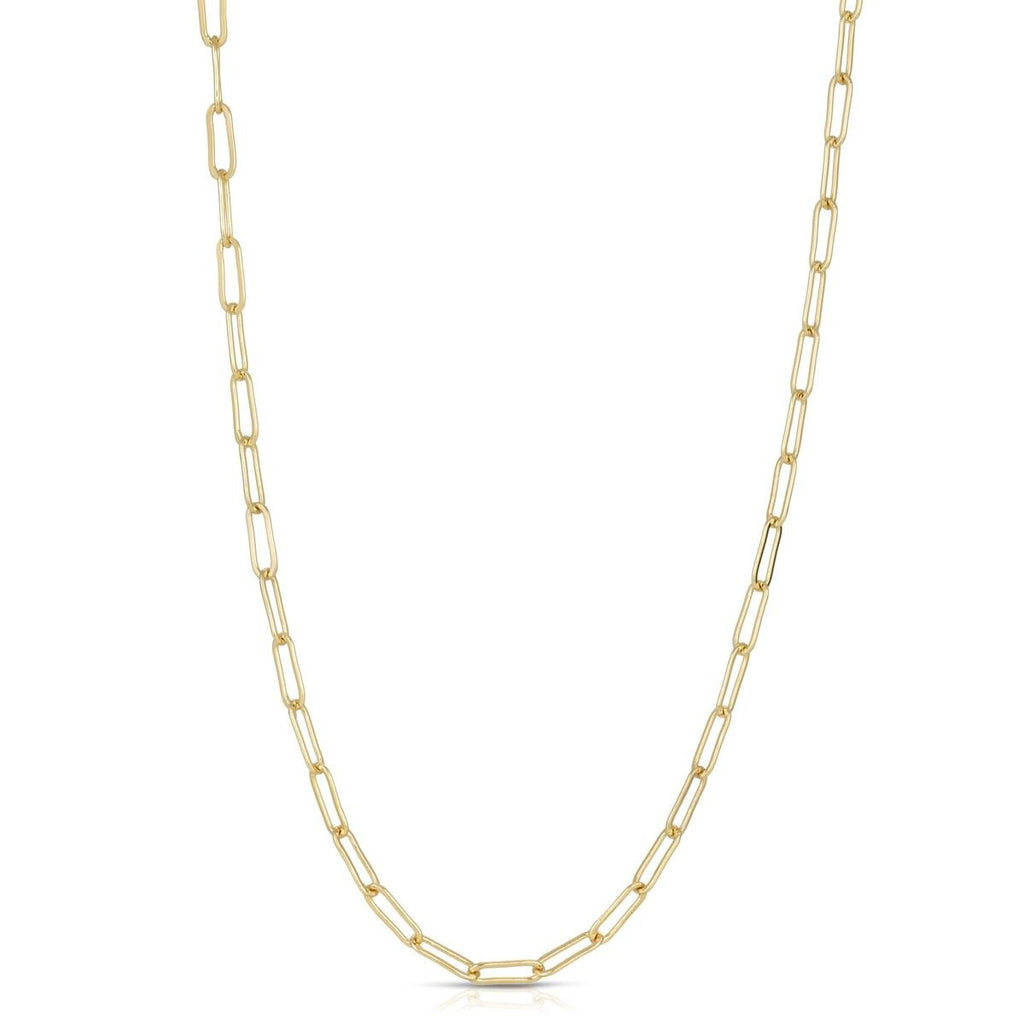 Monaco Choker in Gold. Lobster clasp closure. Measures approximately 14 in length with a 2 extender.